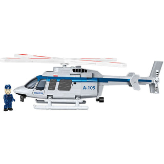 Bell 407 Policia Helicopter: COBI Set #26628 Building Kit Cobi Toys
