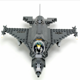 F-Series Fighter Jet Expert Building Kit Battle Brick
