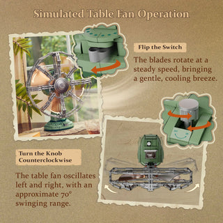Table Fan, 85044 Building Kit Pantasy®