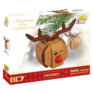 Reindeer Christmas Tree Ornament: Cobi Set #200014 Building Kit Cobi Toys