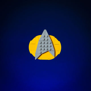 Federation Badge & Original Communicator Wieldable Replica Bricker Builds Federation Badge Bricks & Instructions