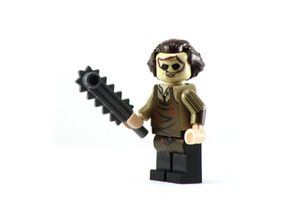 CHAINSAW BUBBA Custom Building Brick Figure Custom minifigure BigKidBrix