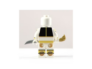 WHITE RANGER Custom Printed Building Brick Figure Custom minifigure BigKidBrix