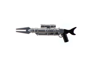 OVERMOLDED MANDO V2 RIFLE BLASTER Custom, Accessory BigKidBrix
