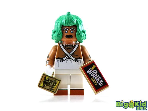 OOMPA LOOMPA Custom Printed Lego Minifigure – Atlanta Brick Co