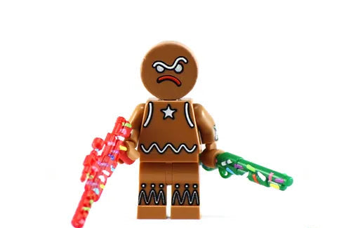 STICKY MEAN Gingerbread Man Custom Printed Lego Minifigure – United ...