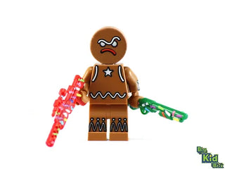 STICKY MEAN Gingerbread Man Custom Printed Lego Minifigure Custom minifigure BigKidBrix