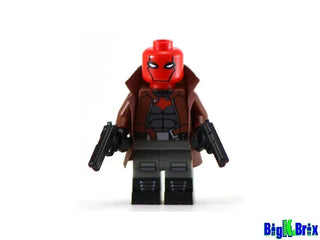 CRIMSON HOOD DC Custom Printed Lego Minifigure! Custom minifigure BigKidBrix   