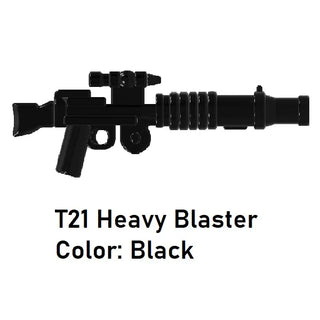 T21 HEAVY BLASTER Star Wars Custom for Lego Minifigure Custom, Accessory BigKidBrix Black  