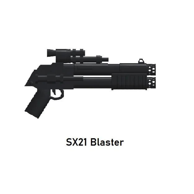 SX21 BLASTER Star Wars Custom for Lego Minfigures Custom, Accessory BigKidBrix Black  