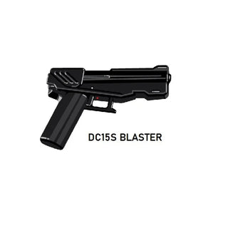 DC15S Custom Blaster for Lego Star Wars Minifigures Minifigs Custom, Accessory BigKidBrix Black  
