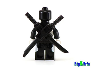 DEADPOOL Black Custom Printed & inspired Marvel Lego Minifigure. Custom minifigure BigKidBrix   