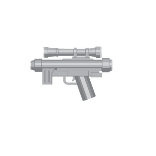 SE-14R Blaster for Lego Star Wars Minifigures Custom, Accessory BigKidBrix Grey  
