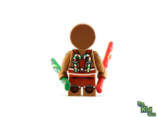 CRUMBLES MEAN Gingerbread Man Custom Printed Lego Minifigure Custom minifigure BigKidBrix