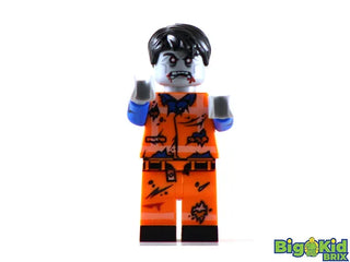 ZOMBIE Laborer Joe Horror Custom Printed Lego Minifigure Custom minifigure BigKidBrix   