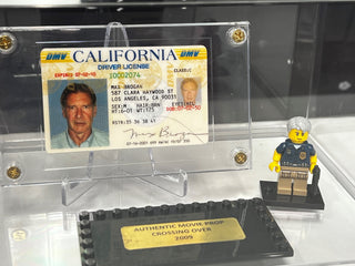 Max Brogan (Harrison Ford) Drivers License, from Crossing Over Movie Prop Atlanta Brick Co   