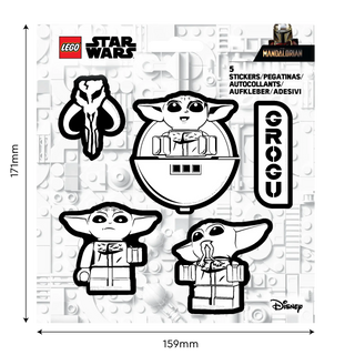LEGO® Star Wars™ Sticker - Grogu™ Black & White (53756)