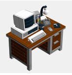 My Old Desktop Custom Building Set (Chris McVeigh) Building Kit LEGO® Desktop DOS Edition
