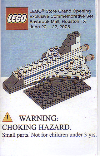 2008 Baybrook Mall LEGO® Store Grand Opening Kit, HOUSTON-1 Building Kit LEGO®