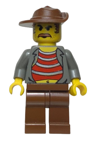 Mr. Cunningham with Brown Hips, adv020 - LEGO® Adventurers Minifigure