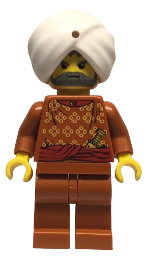 Maharaja Lallu, adv030 - LEGO® Adventurers Minifigure