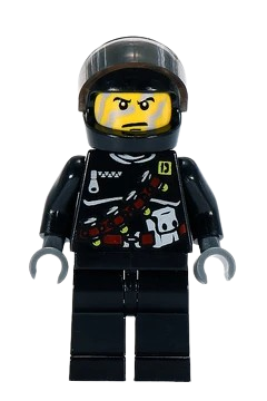 Shadow - Chemical Belt Torso, din001 - LEGO® Dino Attack/Dino 2010 Minifigure