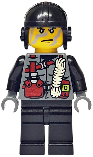 Shadow - Rope Torso, din010 - LEGO® Dino Attack/Dino 2010 Minifigure