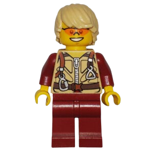 Hero - Ballistics Vest, dino008 - LEGO® Dino Minifigure
