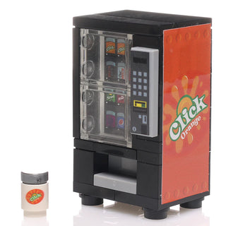 Click Orange Soda Vending Machine Building Kit B3   