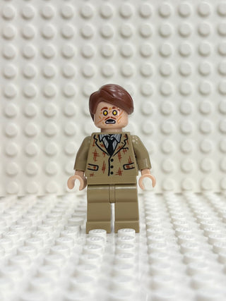 Professor Remus Lupin - Dark Tan Suit, Tattered, hp367 Minifigure LEGO®   