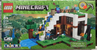 The Waterfall Base, 21134 - LEGO® Minecraft Set Building Kit LEGO®