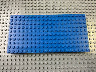 10x20 Brick Plate without Bottom Tubes around Edge (700eX) Part LEGO® Blue  