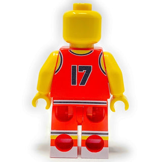 #17 Chicago Blurs - B3 Customs® Basketball Player Minifig Custom minifigure B3 Customs   