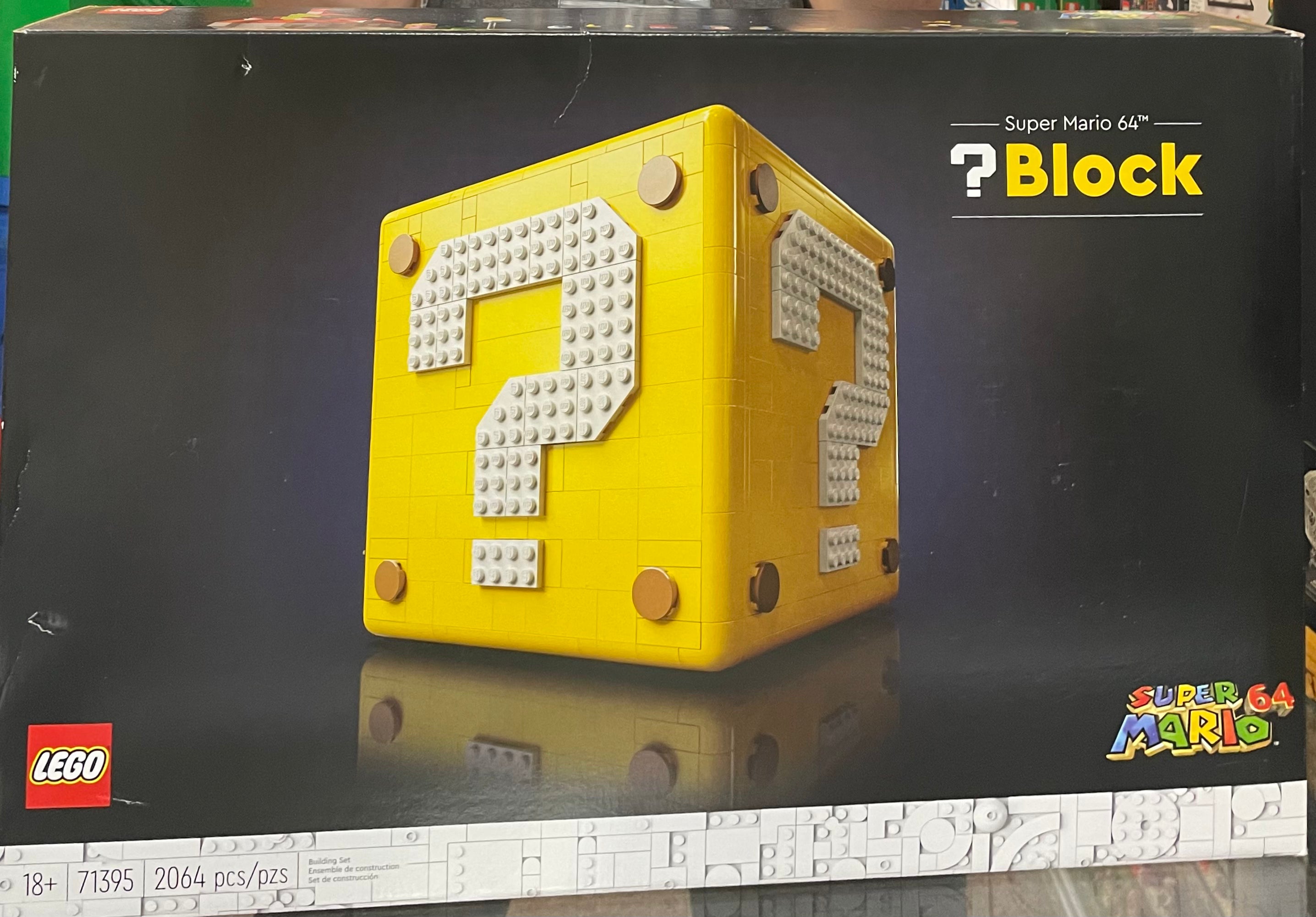 Mario 64 Note Block Super Mario 64 Question Mark Block, 71395 – Atlanta Brick Co