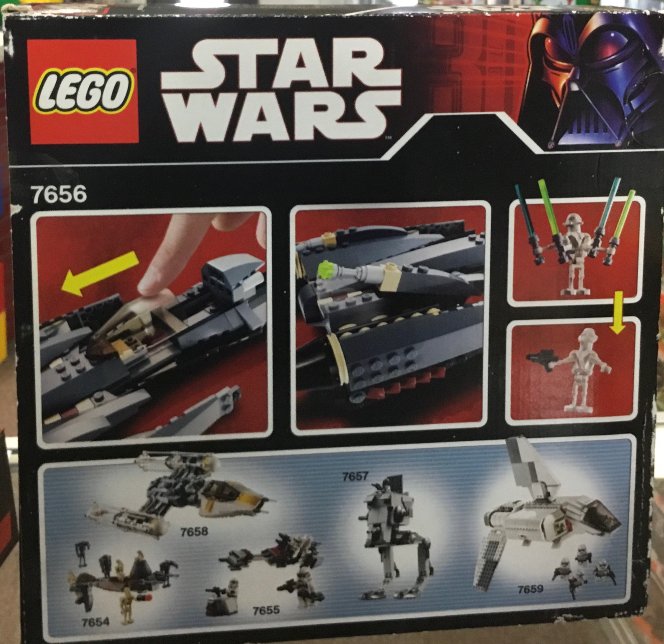 Wars Sets Grievous Lego Ship General Grievous Starfighter, 7656