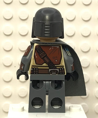 Din Djarin - Brown Durasteel Armor, sw1242 (with Arm Printing, Detailed Helmet) Minifigure LEGO®   