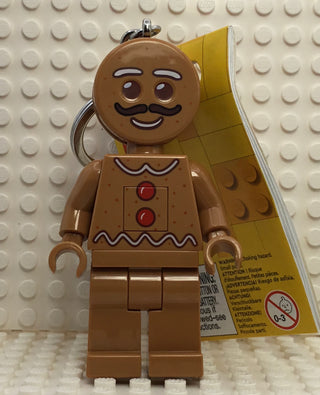Gingerbread Man Keychain LED Light Keychain Lego®   