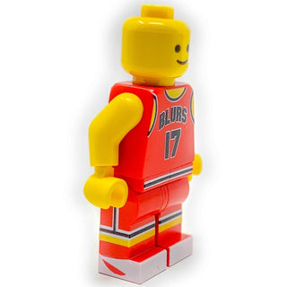 #17 Chicago Blurs - B3 Customs® Basketball Player Minifig Custom minifigure B3 Customs   