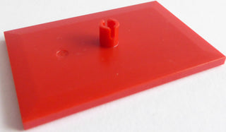 LEGO® Train Bogie Plate (Tile, Modified 6 x 4 with 5mm Pin) Part LEGO® Red  