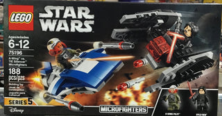 A-Wing vs. TIE Silencer Microfighters, 75196 - LEGO® Star Wars Set Building Kit LEGO®