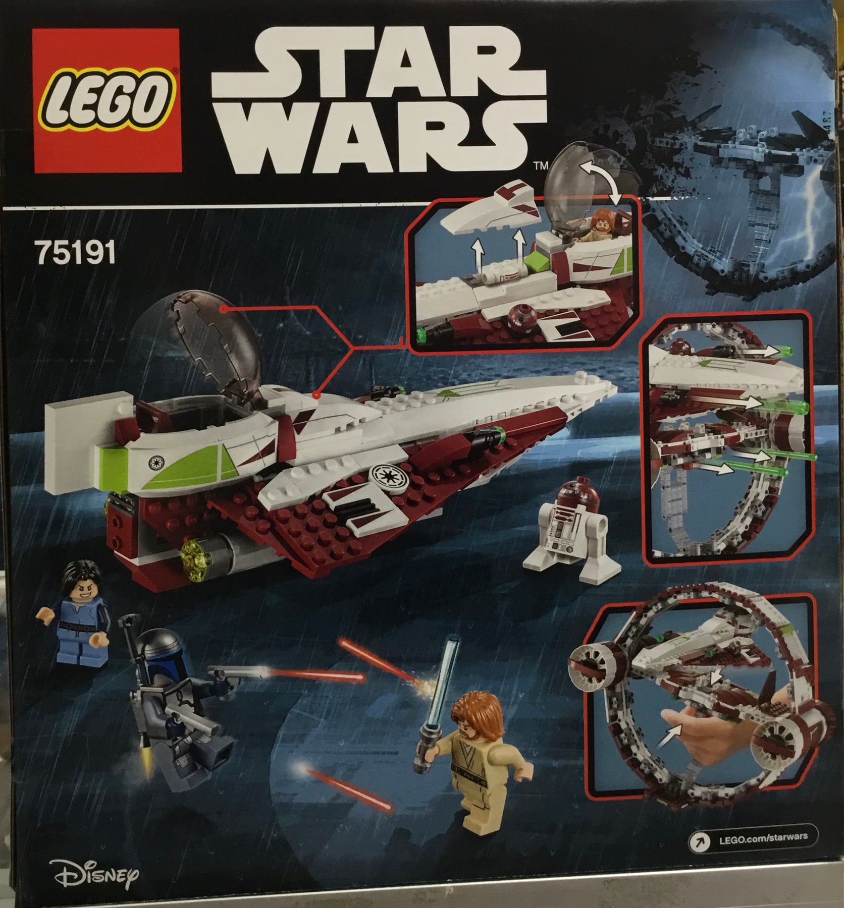 Jedi Starfighter with Hyperdrive, 75191 – Atlanta Brick Co