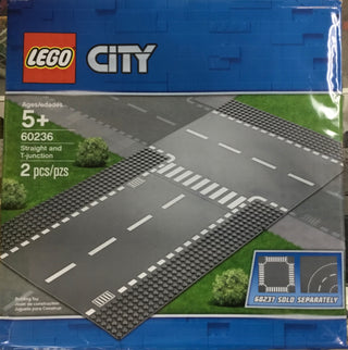 Straight and T-Junction, 60236 Building Kit LEGO®   