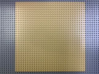 32x32 LEGO® Baseplate, Part# 3811 Part LEGO® Very Good - Tan  