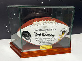 "Cap" Rooney's Game Ball, from Any Given Sunday Movie Prop Atlanta Brick Co   