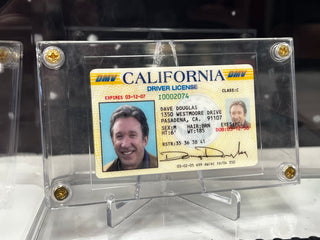 Dave Douglas Drivers License, from The Shaggy Dog Movie Prop Atlanta Brick Co   