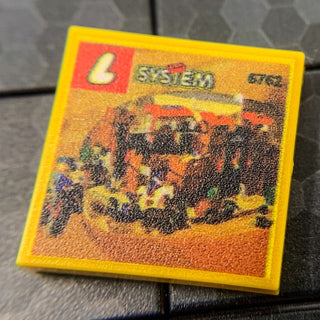 Fort Legoredo Western Set 6762 - B3 Customs Printed 2x2 Tile Custom Parts B3 Customs