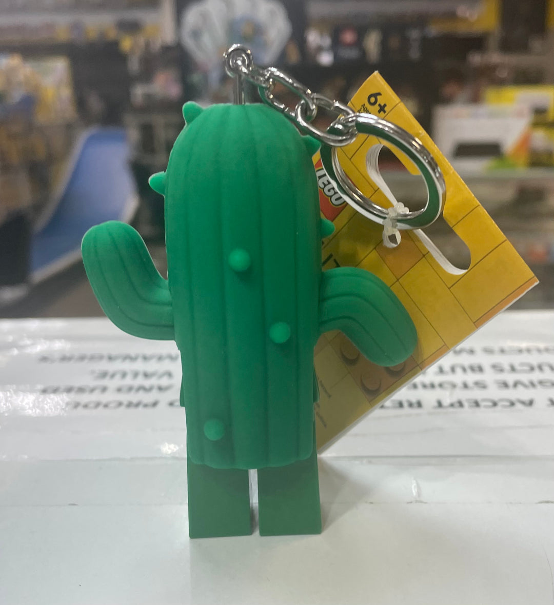  LEGO Cactus Keychain Light and Silicone Bag Tag Bundle :  Clothing, Shoes & Jewelry