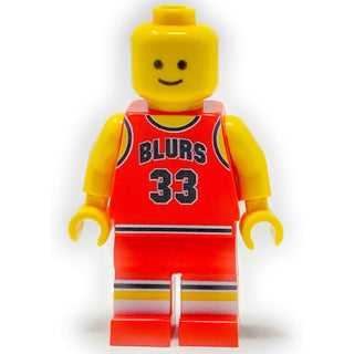 #33 Chicago Blurs - B3 Customs® Basketball Player Minifig Custom minifigure B3   