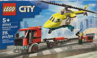 Rescue Helicopter Transport, 60343 Building Kit LEGO®   