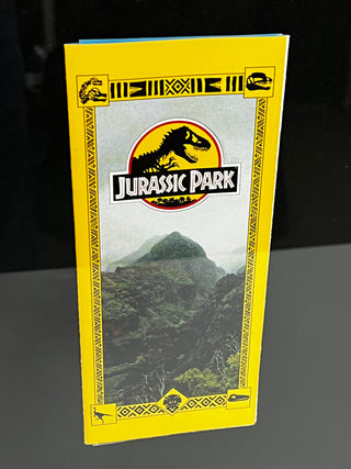 Jurassic Park Guide Pamphlet, from Jurassic Park Movie Prop Atlanta Brick Co   